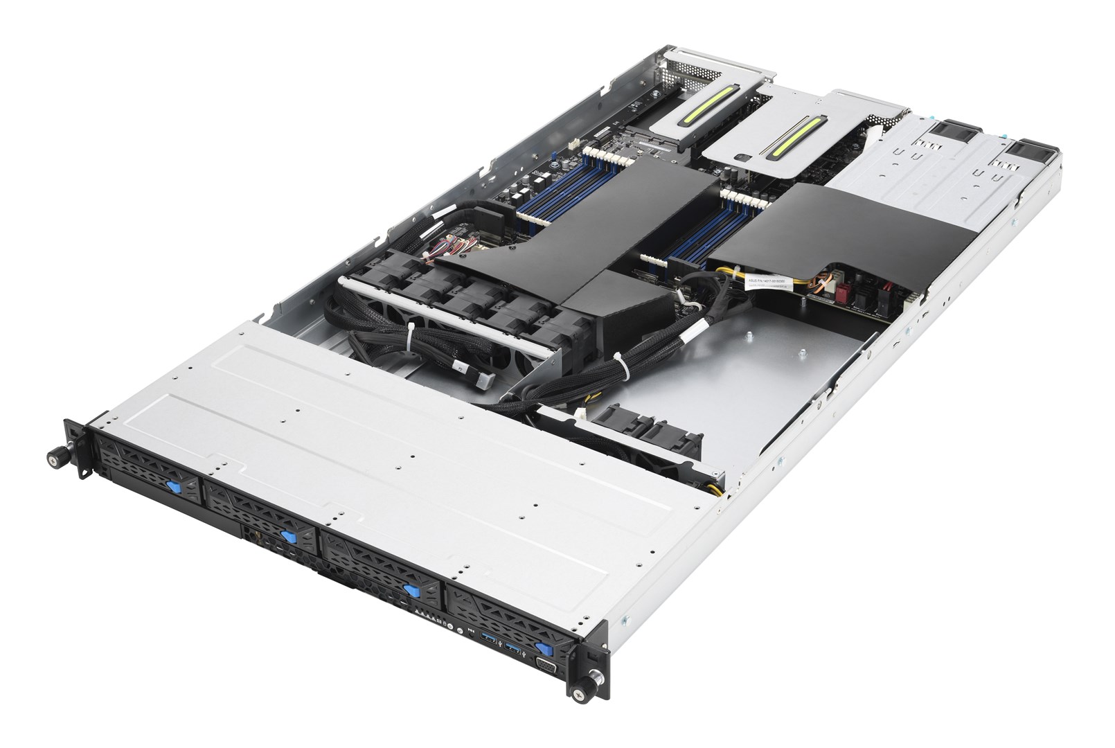 ASUS RS500A-E11-RS4U/4NVME(800W) Socket SP3 Rack (1U) Black