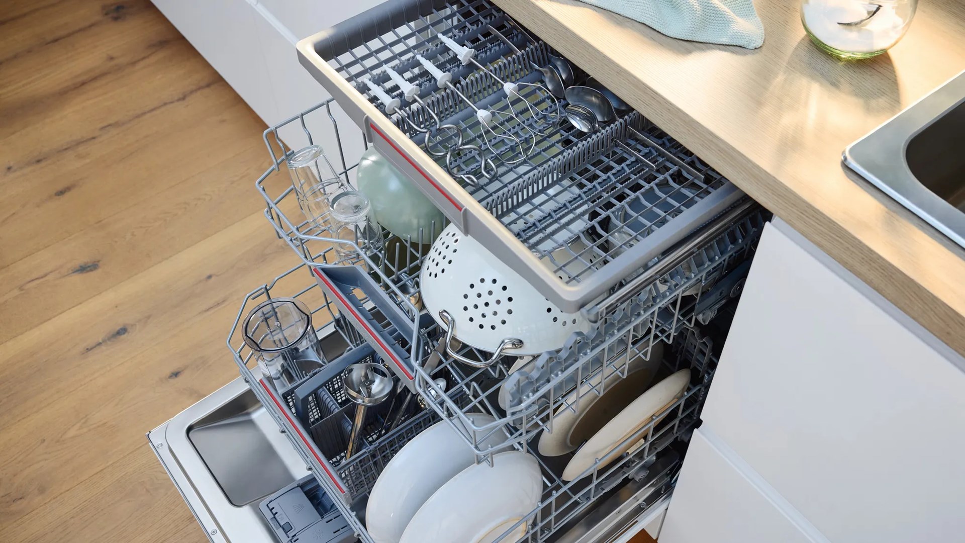 Bosch MFQ37470 mixer Hand mixer 750 W Black, White