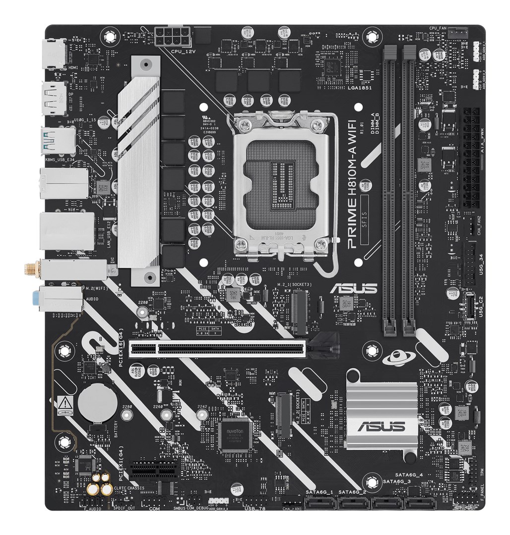 ASUS PRIME H810M-A WIFI Intel H810 LGA 1851 (Socket V1) micro ATX