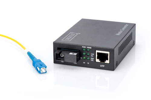 Digitus Bidirectional Gigabit Media Converter, RJ45 / SC