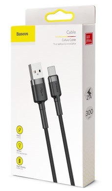 Baseus CATKLF-UG1 USB cable 3 m USB A USB C Black