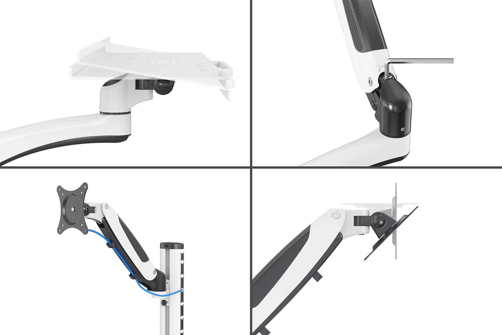 Digitus Workstation (monitor, keyboard, mouse) Wall Mount