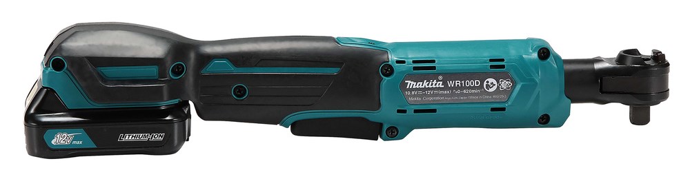 MAKITA RATCHET 12V WR100DSA 47 5Nm 1/4 -3/8  1x2 0Ah