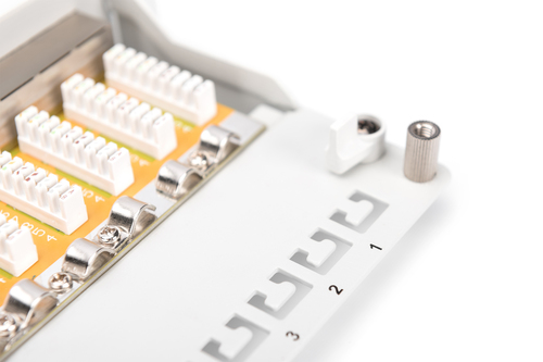 Digitus CAT 6, Class E Patch Panel, shielded, grey