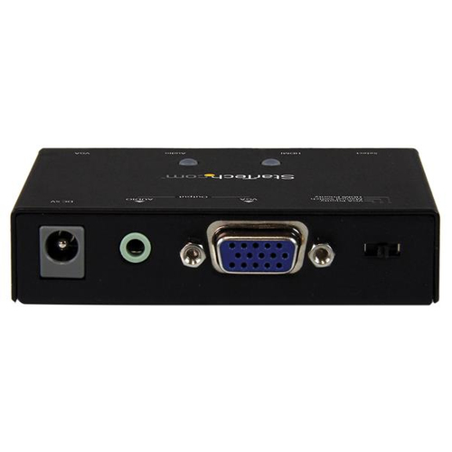 StarTech.com 2x1 VGA + HDMI to VGA Converter Switch w/ Priority Switching – 1080p