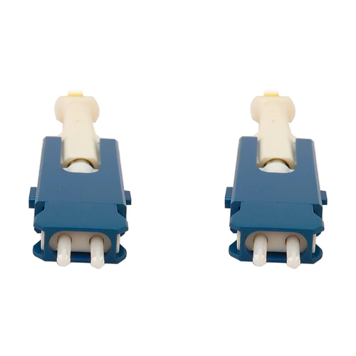 Tripp Lite N383S-02M 400G Singlemode 9/125 OS2 Fiber Optic Cable (Duplex SN-UPC M/M), LSZH, Yellow, 2 m (6.6 ft.)