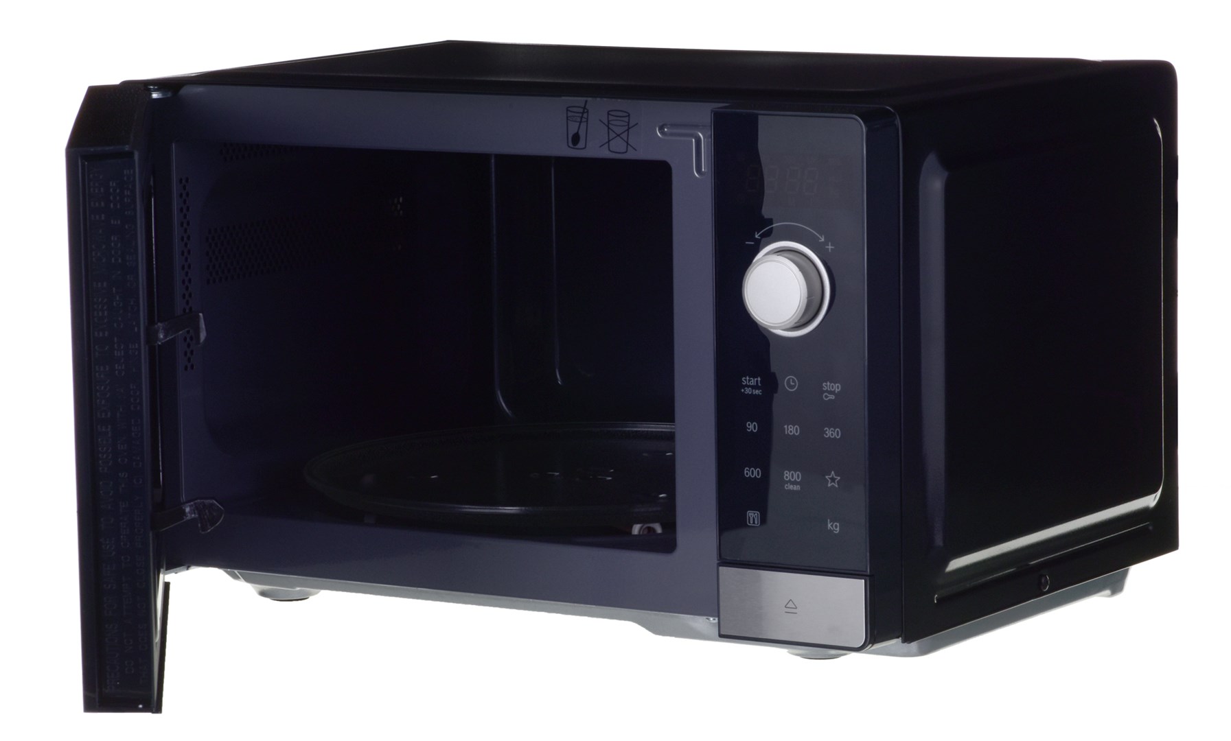 Bosch Serie 2 FFL023MS2 microwave Black, Stainless steel Solo microwave Countertop 20 L 800 W