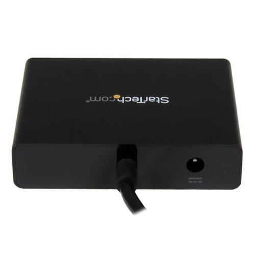 StarTech.com 3-Port Multi Monitor Adapter - DisplayPort 1.2 MST Hub to Dual 4K 30Hz & 1x 1080p - Video Splitter for Extended Desktop Mode on Windows PCs Only - DP to 3x DP Monitors