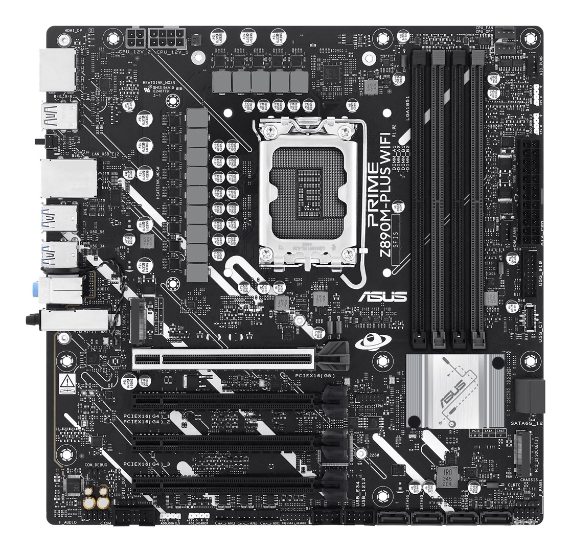 ASUS PRIME Z890M-PLUS WIFI Intel Z890 LGA 1851 (Socket V1) micro ATX