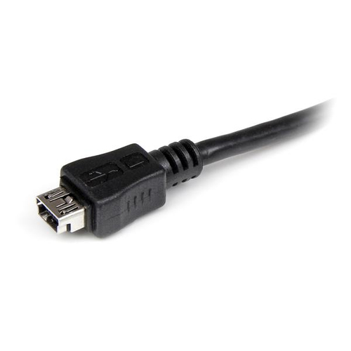StarTech.com 6in Micro USB to Mini USB Adapter Cable M/F