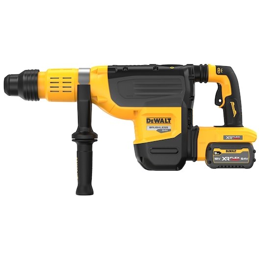 54V XR FLEXVOLT SDS-MAX 52mm 2 x 9Ah Rotary Hammer