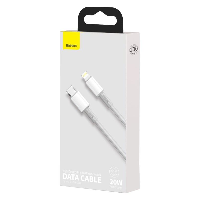 Baseus CATLGD-02 lightning cable 1 m White