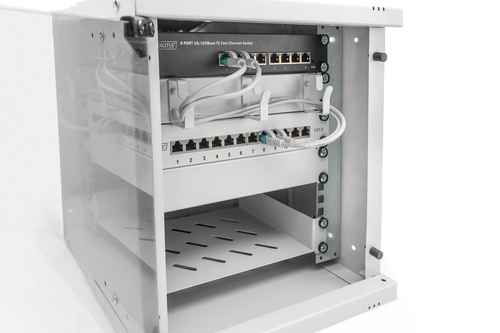Digitus SOHO Pro wall-mounted enclosure - 254 mm (10") - 315x300 mm (WxD)