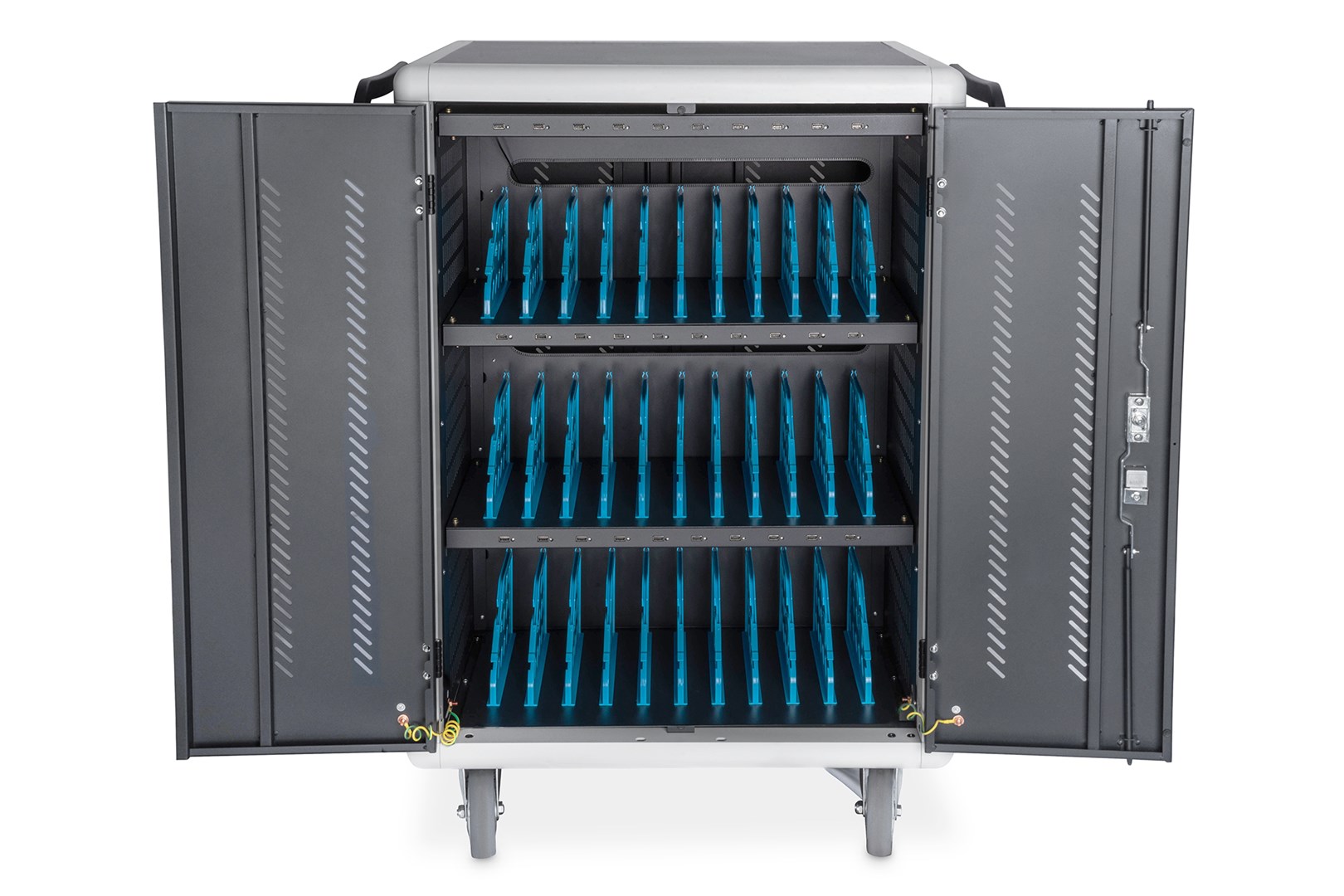 Digitus Mobile charging cabinet for notebooks / tablets up to 15.6 inch, data synchronization, UV-C