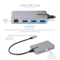 5G3AGBB-USB-C-HUB - Cables & Adaptors by StarTech.com