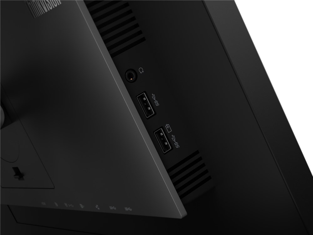 Lenovo ThinkVision P24h-2L LED display 60.5 cm (23.8") 2560 x 1440 pixels Quad HD Black