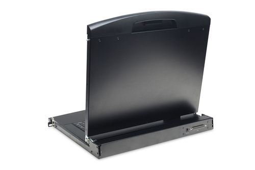 Digitus 17" HD LCD KVM console, 1-port VGA, Swiss keyboard