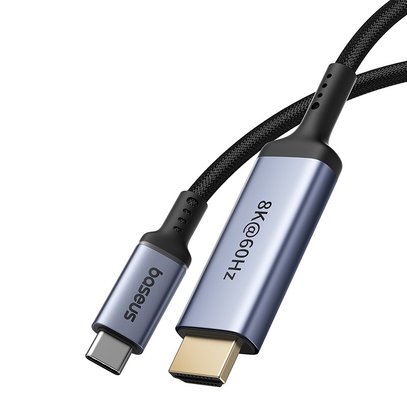 Baseus High Definition Series Flexible USB C to HDMI8K cable 1.5 m Black