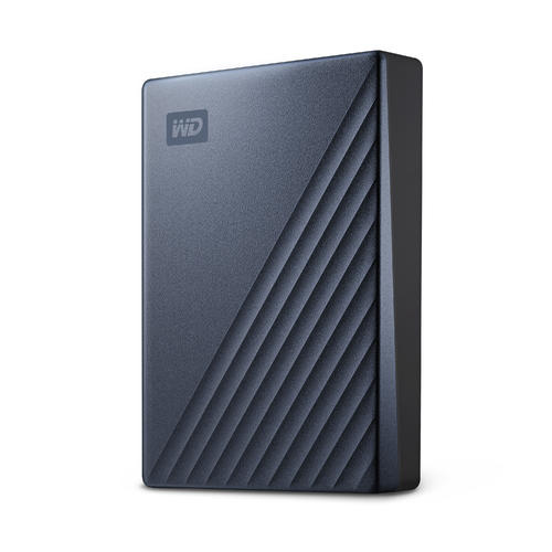 Western Digital WDBFTM0040BBL-WESN external hard drive 4 TB USB Type-C 3.2 Gen 1 (3.1 Gen 1) Black, Blue