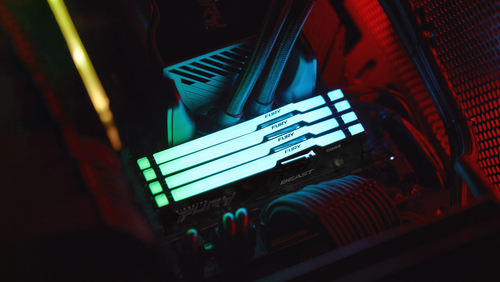 Kingston Technology FURY Beast 32GB 6000MT/s DDR5 CL36 DIMM (Kit of 2) RGB