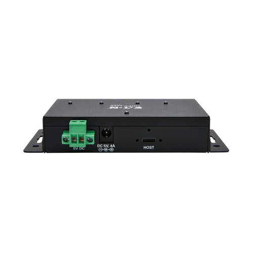 Tripp Lite U460-2A2C-IND Industrial 4-Port USB-C Hub - USB 3.x Gen 2 (10Gbps), 2x USB-A & 2x USB-C Ports, 15 kV ESD Immunity
