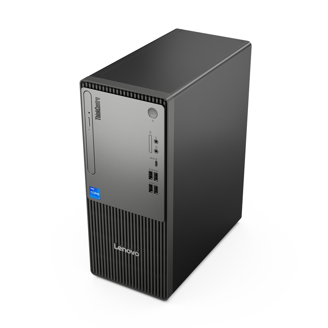 Lenovo ThinkCentre neo 50t Gen 5 Intel® Core™ i3 i3-14100 8 GB DDR5-SDRAM 512 GB SSD Windows 11 Pro Tower PC Black, Grey