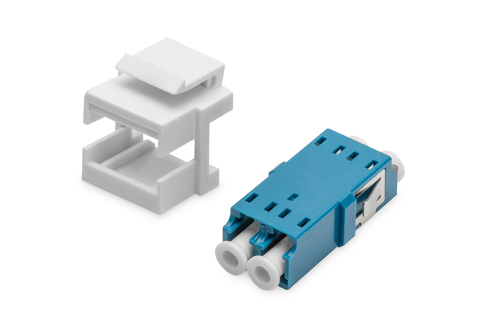 Digitus Fiber optic LC/LC duplex coupler, Singlemode, Keystone module