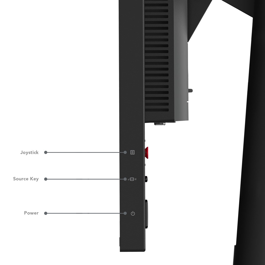 Lenovo ThinkVision T24d-30 LED display 61 cm (24") 1920 x 1200 pixels Full HD Black