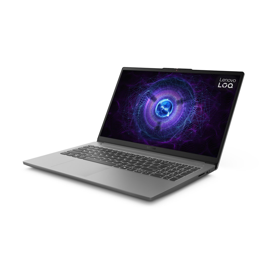 Lenovo LOQ 15IAX9E Intel® Core™ i5 i5-12450HX Laptop 39.6 cm (15.6") Full HD 16 GB DDR5-SDRAM 512 GB SSD NVIDIA GeForce RTX 2050 Wi-Fi 6 (802.11ax) English Grey