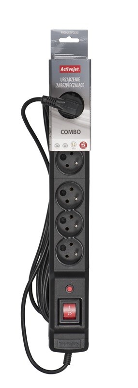 Activejet COMBO 6GN 1 5M power strip with cord