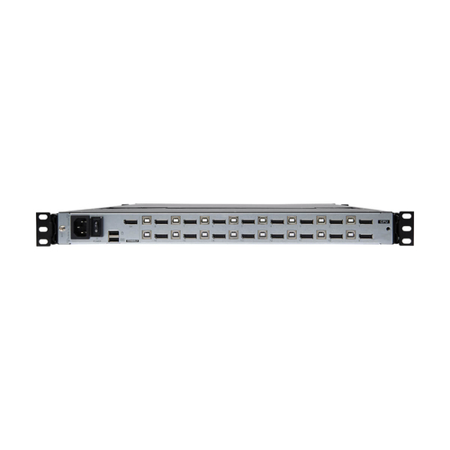Tripp Lite B030-DP16-17D NetDirector 16-Port DisplayPort KVM Switch Console with 17 in. LCD, Dual Rail, 1U Rack-Mount