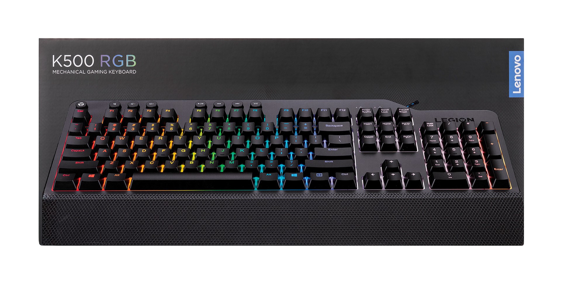 Lenovo Legion K500 keyboard USB QWERTZ Black, Grey
