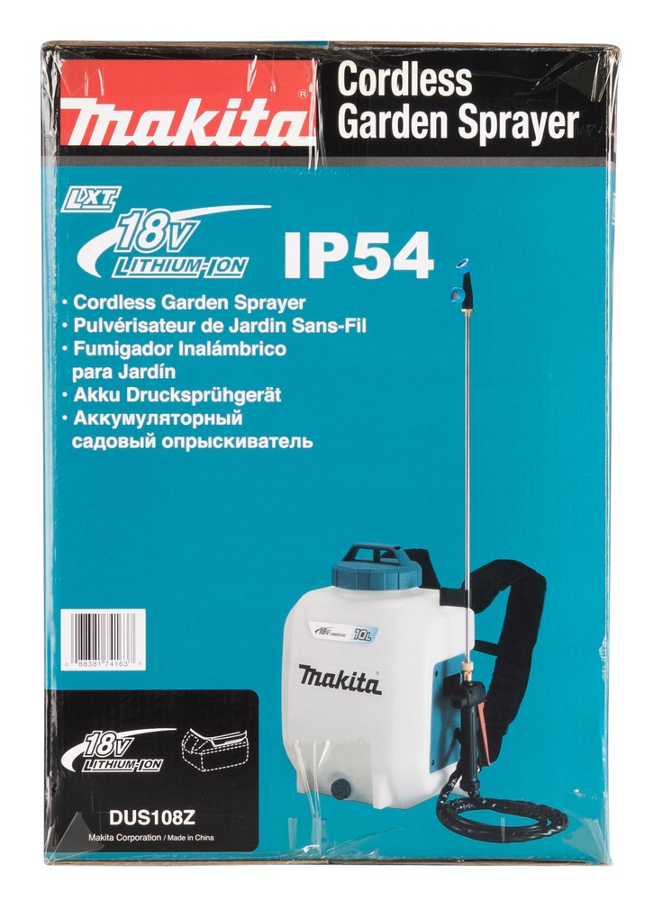 Makita DUS108Z garden sprayer Backpack garden sprayer 10 L
