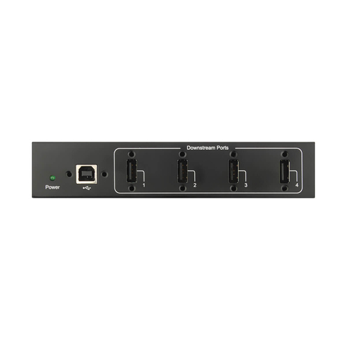 Tripp Lite U223-004-IND-1 4-Port Industrial-Grade USB 2.0 Hub - 15 kV ESD Immunity, Metal Housing, Wall/DIN Mountable