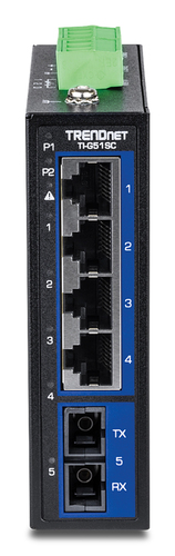 Trendnet TI-G51SC network switch Unmanaged Gigabit Ethernet (10/100/1000) Black