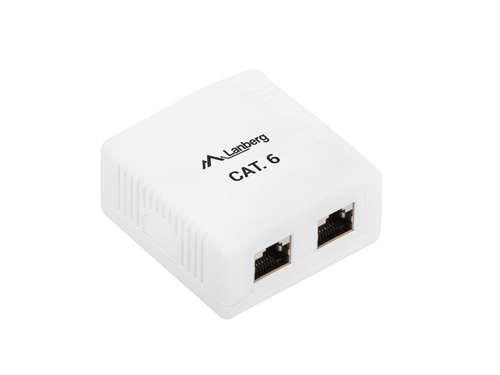 Lanberg OS6-0002-W cable gender changer 2 x RJ-45 White