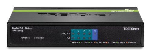 Trendnet TPE-TG50G Unmanaged Gigabit Ethernet (10/100/1000) Power over Ethernet (PoE)