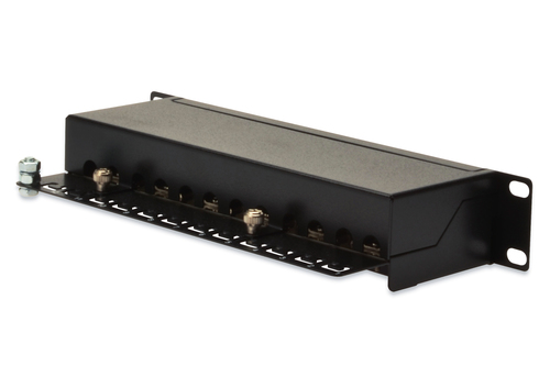 Digitus CAT 5e, Class D Patch Panel, shielded, black