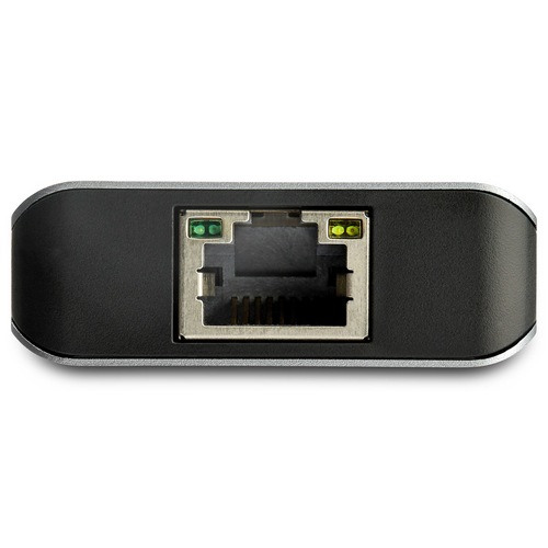 StarTech.com 3 Port USB C Hub with Gigabit Ethernet RJ45 GbE Port - 2x USB-A, 1x USB-C - SuperSpeed 10Gbps USB 3.1/3.2 Gen 2 Type C Hub Adapter - USB Bus Powered - Aluminum - Works w/TB3~3 Port USB C Hub with Gigabit Ethernet RJ45 GbE Port - 2x USB-A, 1x USB-C - SuperSpeed 10Gbps USB 3.2 Gen 2 Type C Hub Adapter - USB Bus Powered - Aluminum - Works w/TB3