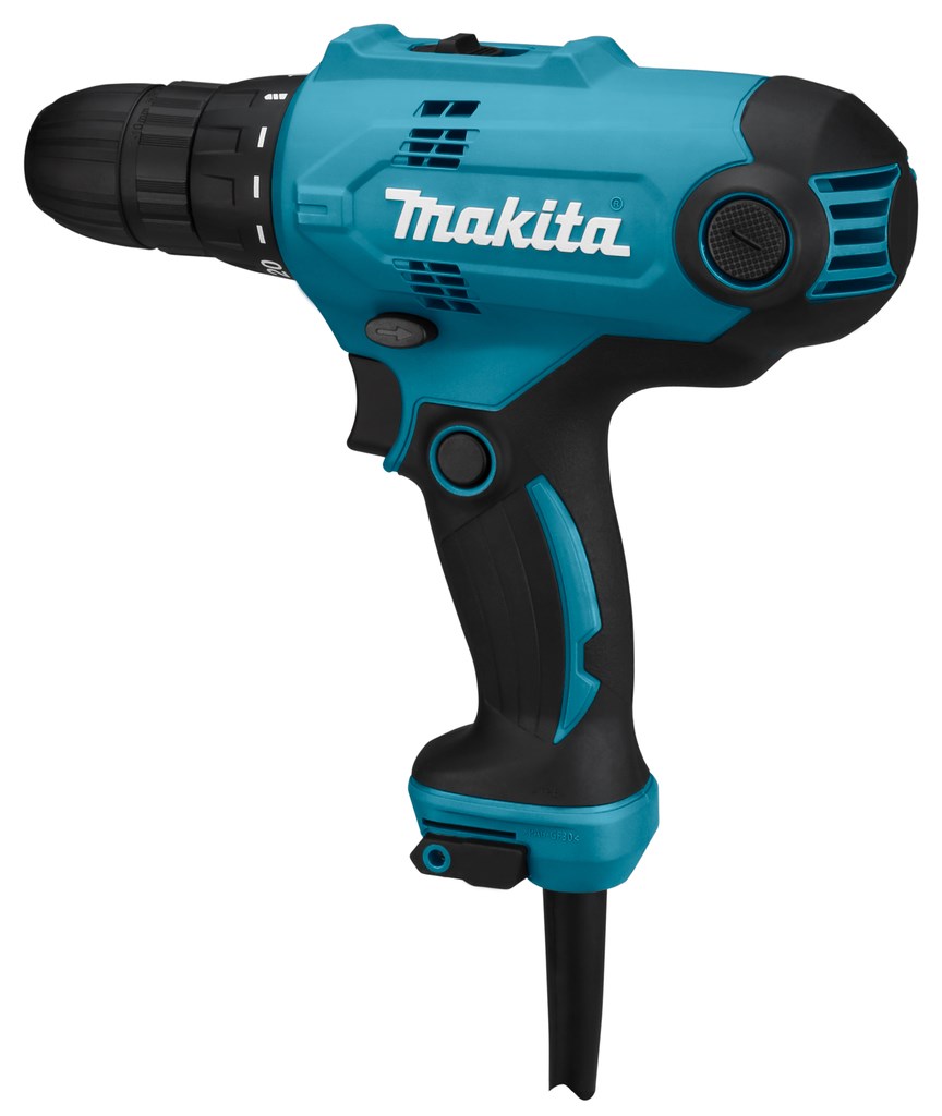 Makita DF0300 drill 1500 RPM Keyless 1.2 kg Black  Blue