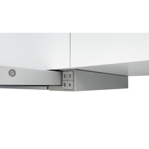 Bosch Serie 4 DFT63AC50 cooker hood Semi built-in (pull out) Silver 360 m³/h