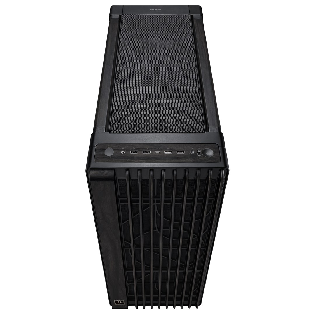 ASUS ProArt PA602 Wood Edition – Metal Panel Midi Tower Black