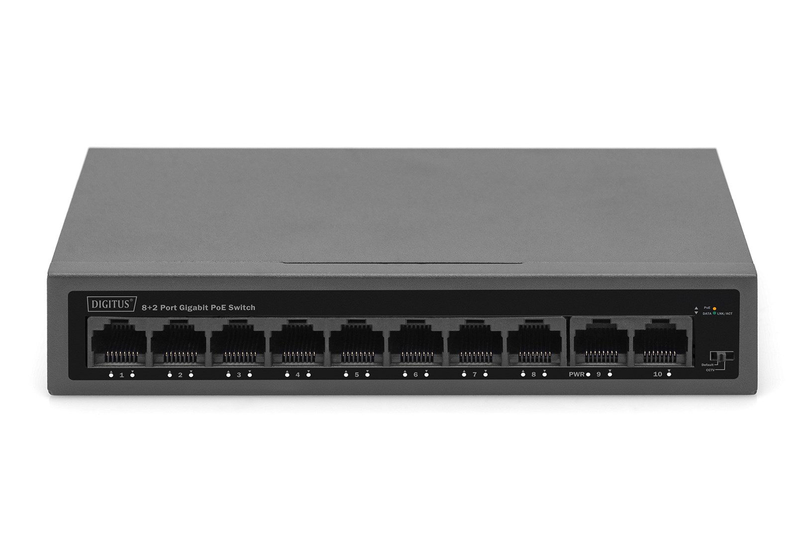 Digitus 8- Port Gigabit PoE Networkswitch, Desktop, unmanaged, 60 W, af/at