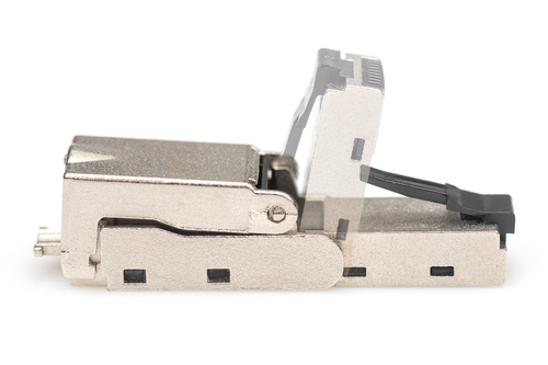 Digitus CAT 6A field connector, angled, STP with dust cap, bend protection