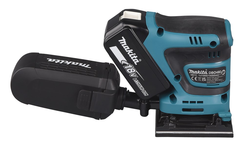 Makita DBO480Z portable sander Random orbital sander 14000 OPM Black  Blue 210 W