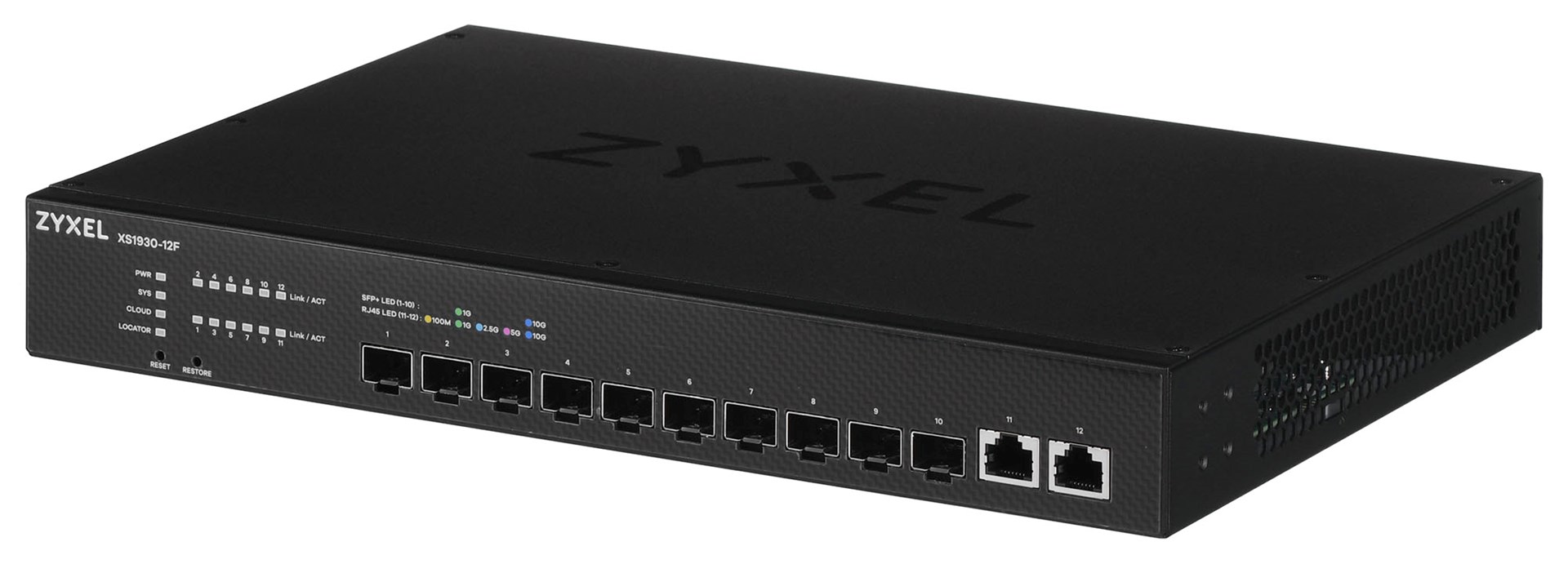 Zyxel XS1930-12F-ZZ0101F network switch Managed L2/L3 Black