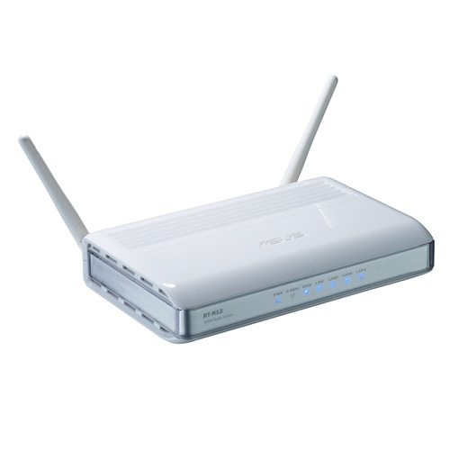 ASUS RT-N12 wireless router Fast Ethernet White