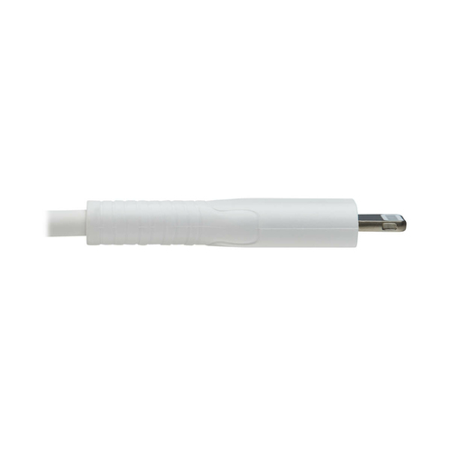 Tripp Lite M102AB-01M-WH Safe-IT USB-C to Lightning Sync/Charge Antibacterial Cable (M/M), MFi Certified, White, 1 m (3.3 ft.)
