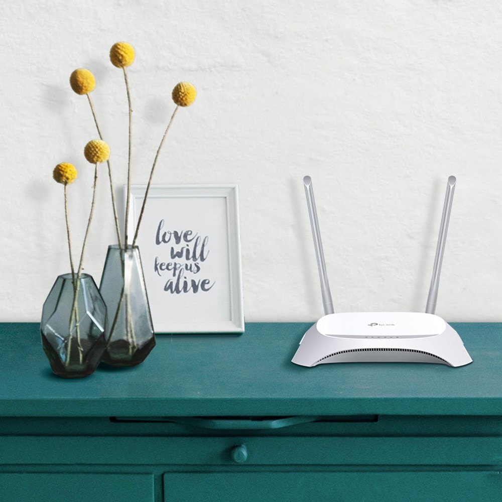 TP-Link TL-MR3420 wireless router Fast Ethernet Single-band (2.4 GHz) Black, White