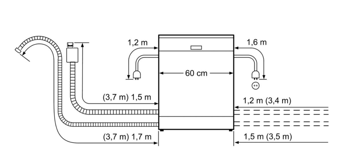 Bosch Serie 2 SMS25AI07E dishwasher Freestanding 12 place settings E